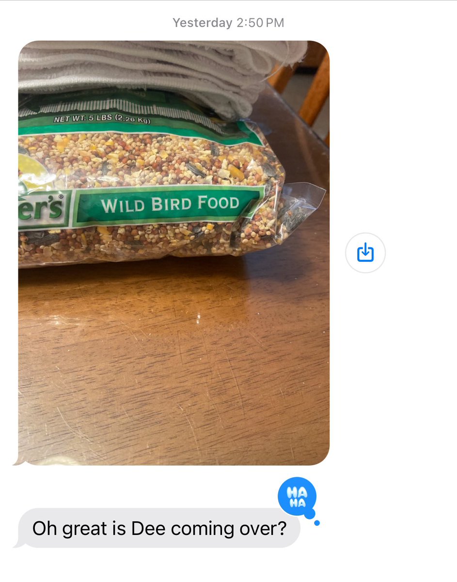 Great random text from my kid for the win <a href="/RMcElhenney/">Rob Mac</a> <a href="/KaitlinOlson/">kaitlin olson</a>