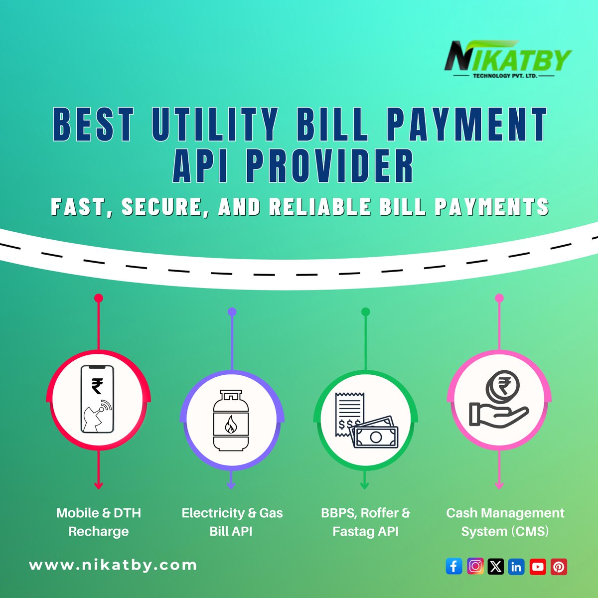 nikatby's tweet image. Simplify Bill Payments with Ease! Our Utility Bill Payment API ensures fast, secure, and hassle-free transactions for electricity, water, gas &amp;amp; more.
nikatby.com
#UtilityAPI #BankingAPI #API #KiaraAdvani
#PriyankaChopra
#VetriNamathu
#stockmarketcrash
#TechInnovation