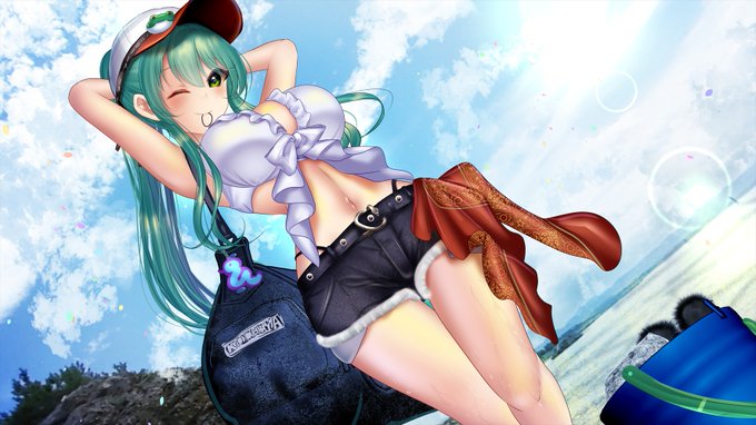 海の新人神様 東風谷早苗 