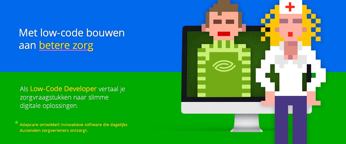 ⚡️ Complexe zorgprocessen vertalen naar schaalbare software? Als Low-Code Developer bij Adapcare bouw je features die er écht toe doen.
👉 bit.ly/43bVUfD #TechImpact #vacaturevrijdag