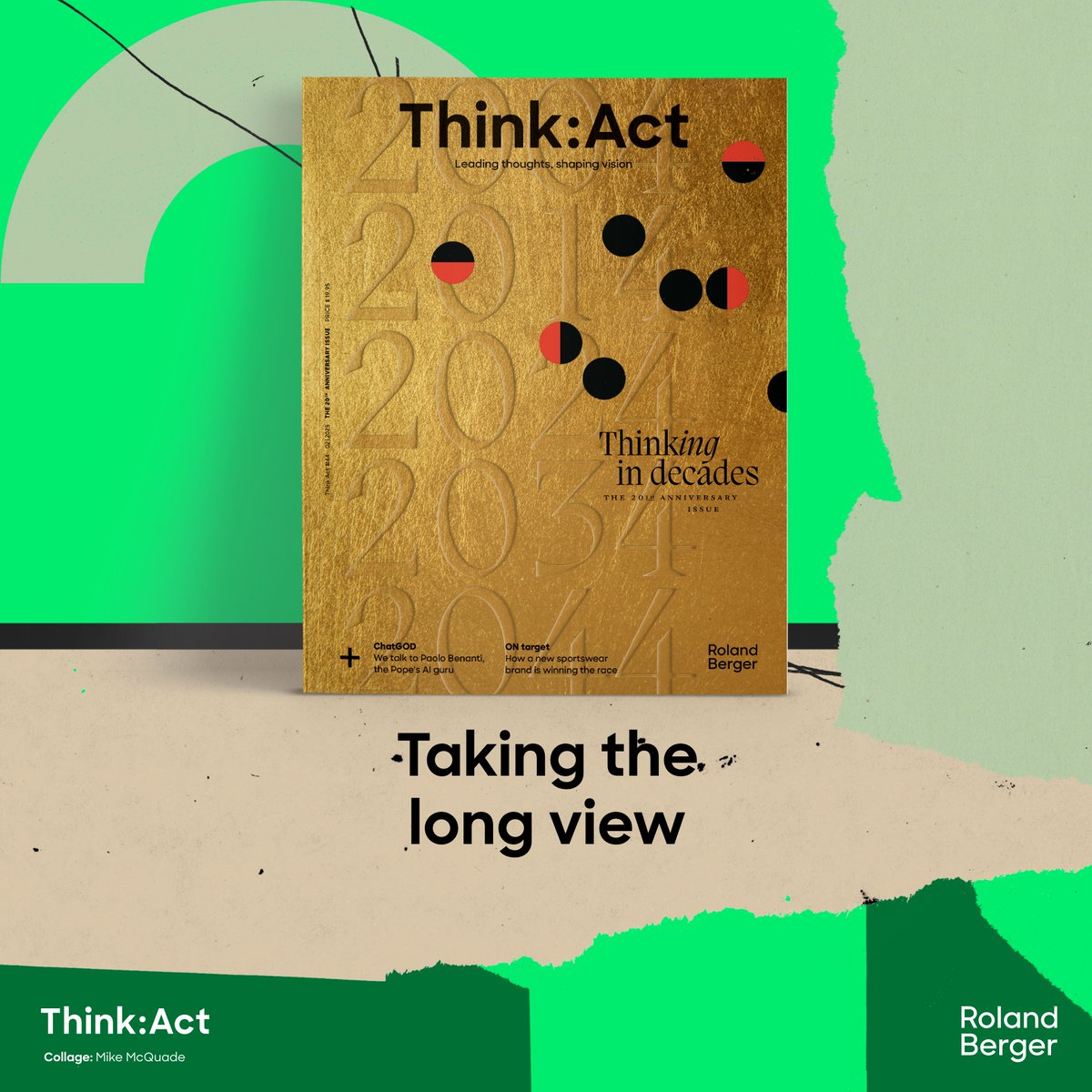 RolandBerger's tweet image. When everything changes so rapidly, it is sometimes tempting to make do with quick fixes and interim solutions. ⌛   

But, in this 20th anniversary edition of #ThinkActMagazine, we encourage executives to learn from past decades and plan for the long haul by adopting solutions