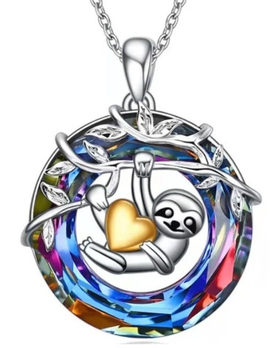 Slothgift's tweet photo. 💕Spread the love with this beautiful necklace, it combines the cuteness of sloths with a heartwarming design that’s perfect for any sloth lover. 🌿
Don't miss out on this perfect mix of love and sloth magic! 💕 #SlothHeartNecklace #SlothLovers #JewelryWithHeart https://t.co/kAFASbrBtK