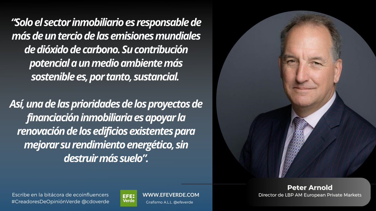 Arturolarena's tweet photo. Activos no cotizados: una clase de activos en el epicentro de la #transiciónenergética. Escribe Peter Arnold (director de LBP AM European Private Markets) en la bitácora de #ecoinfluencers @cdoverde en la blogosfera de @efeverde 
https://t.co/CBrtljjl9F 
#Europa #LBPAM #LFDE https://t.co/lln0mlatAs