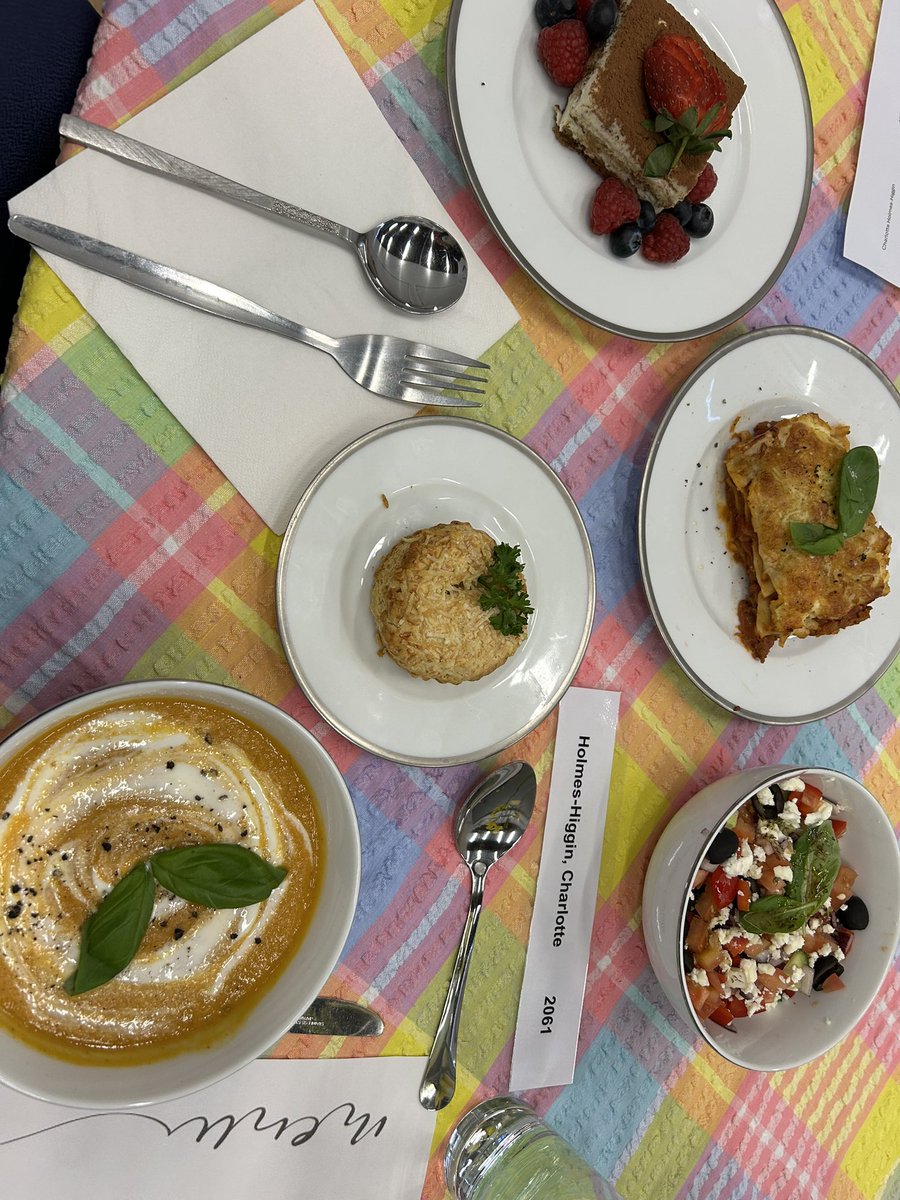 CGSFood's tweet photo. Day three fabulous food well done Elena, Lilia, Noah, Charlotte, Shaanti, Amy, Isla, Veena, Nirav, Olivia and Tilly https://t.co/w8iTvowbCW