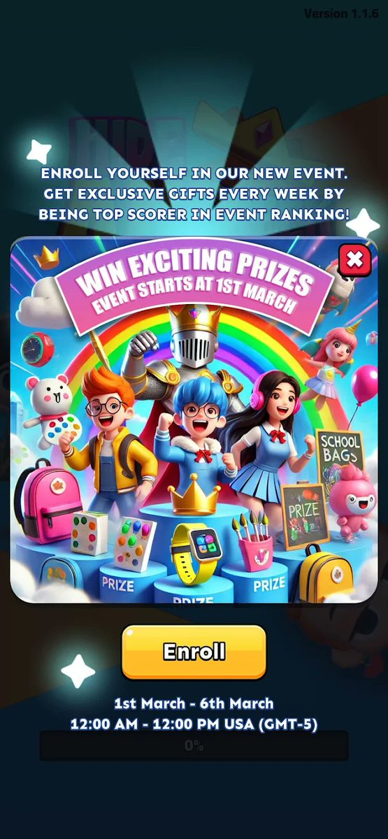 This game is interesting and educational. Getting into the top 10 on the leaderboard is easy too and you could even win a giveaway! Check thread for download link🔗