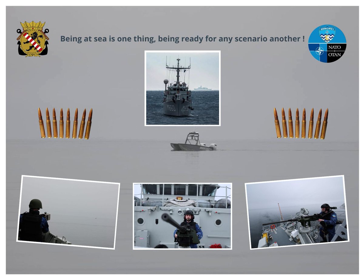 luitelubberts (@luitelubberts82) on Twitter photo Being at sea is one thing, being ready for any scenario another. Happy to see the team rise to any challenge!
Foto's via : <a href="/kon_marine/">Koninklijke Marine</a> , <a href="/C_SDAM/">Commandant Zr. Ms. Schiedam</a> , <a href="/SNMCMG1/">SNMCMG1</a> , <a href="/CdE_MD/">CdE Mijnendienst</a> . Being at sea is one thing, being ready for any scenario another. Happy to see the team rise to any challenge!
Foto's via : <a href="/kon_marine/">Koninklijke Marine</a> , <a href="/C_SDAM/">Commandant Zr. Ms. Schiedam</a> , <a href="/SNMCMG1/">SNMCMG1</a> , <a href="/CdE_MD/">CdE Mijnendienst</a> .