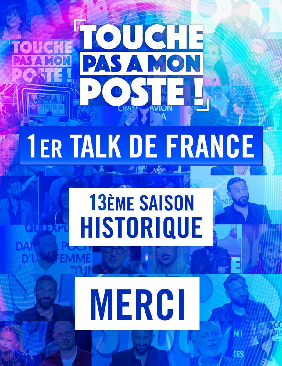 📈 #Audiences - <a href="/C8TV/">C8</a> - <a href="/TPMP/">TPMP</a> 

🎉DU JAMAIS VU POUR LA DERNIÈRE DE #TPMP 

🥇RECORD HISTORIQUE TNT POUR UN TALK

 🔥JUSQU’À PRES DE 3,9 MILLIONS DE TLSP 

🏆1ERE CHAINE NATIONALE SUR TOUTES LES CIBLES

📺3,7M de tlsp/Moyenne - 18,4% dePdA 

👏Merci <a href="/Cyrilhanouna/">Cyril Hanouna</a>, merci aux