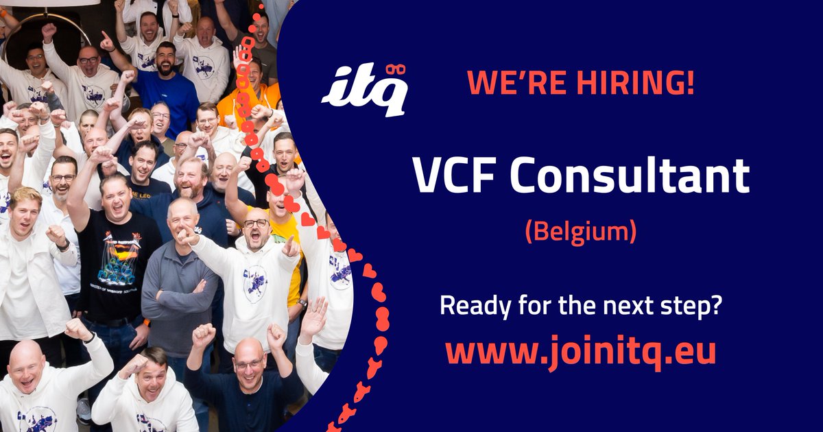We’re hiring a VCF Consultant at ITQ Belgium! 🚀 

Help clients transition to modern, efficient software-defined data centers. Ready to make an impact? joinitq.eu/o/vcf-consulta…