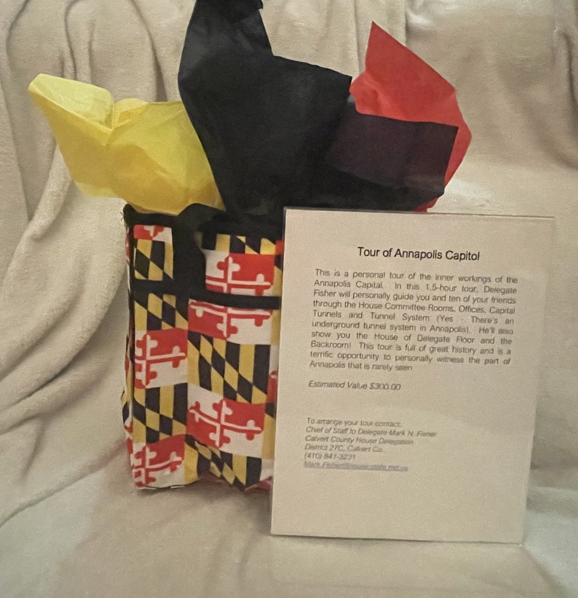 There is still time to register for the Tea Party! Here are a few more of our amazing silent auction items! Thank you to all the amazing businesses that have donated to this event to support our fantastic students! 🐾💚🖤🎶