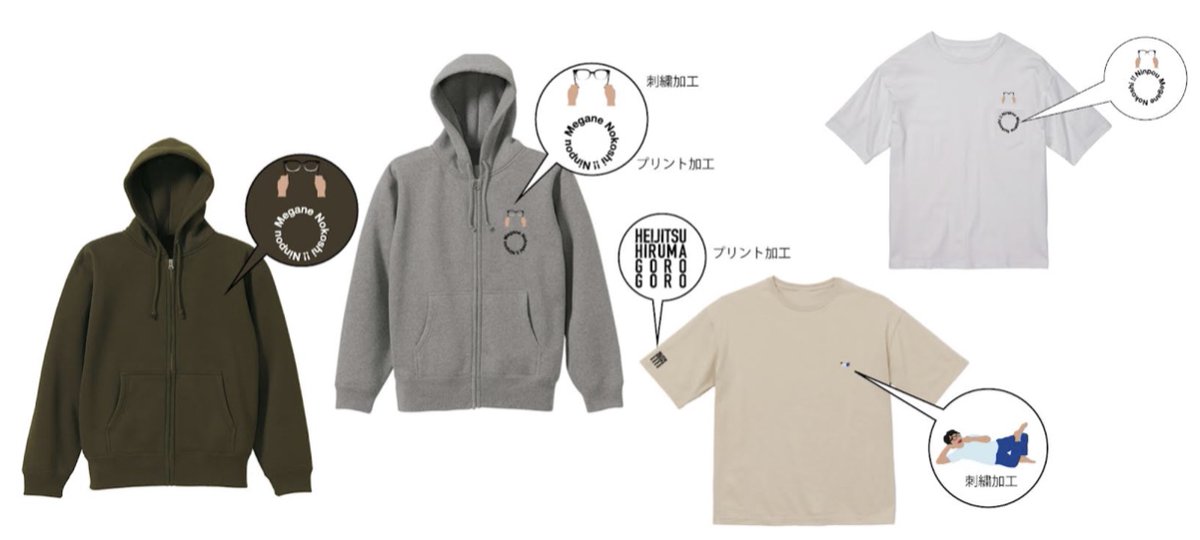 【新品】寺西拓人 忍法 MEGANE NOKOSHI トレーナー ぺっこり百貨店 寺西拓人着用】◇ぺっこり百貨店◇MEGANE NOKOSHI パーカー - メルカリ