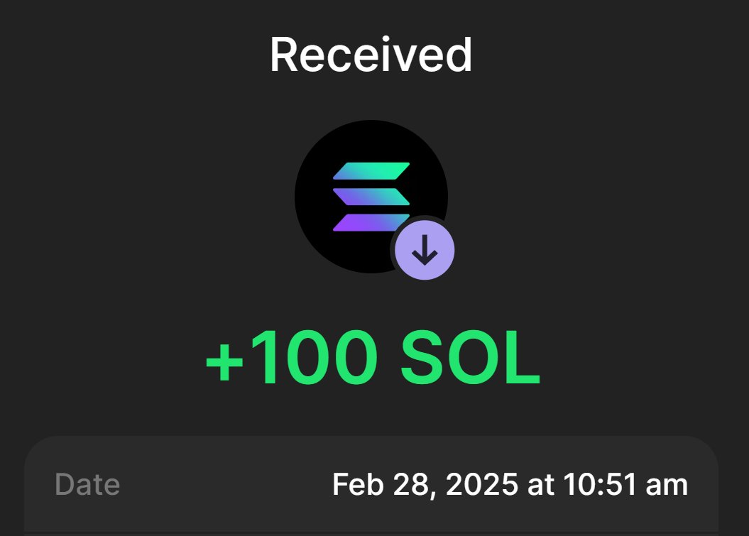 Someone sent me 100 sol.

Who wants?

Like, rt, drop  sol wallet.

Must be followed.