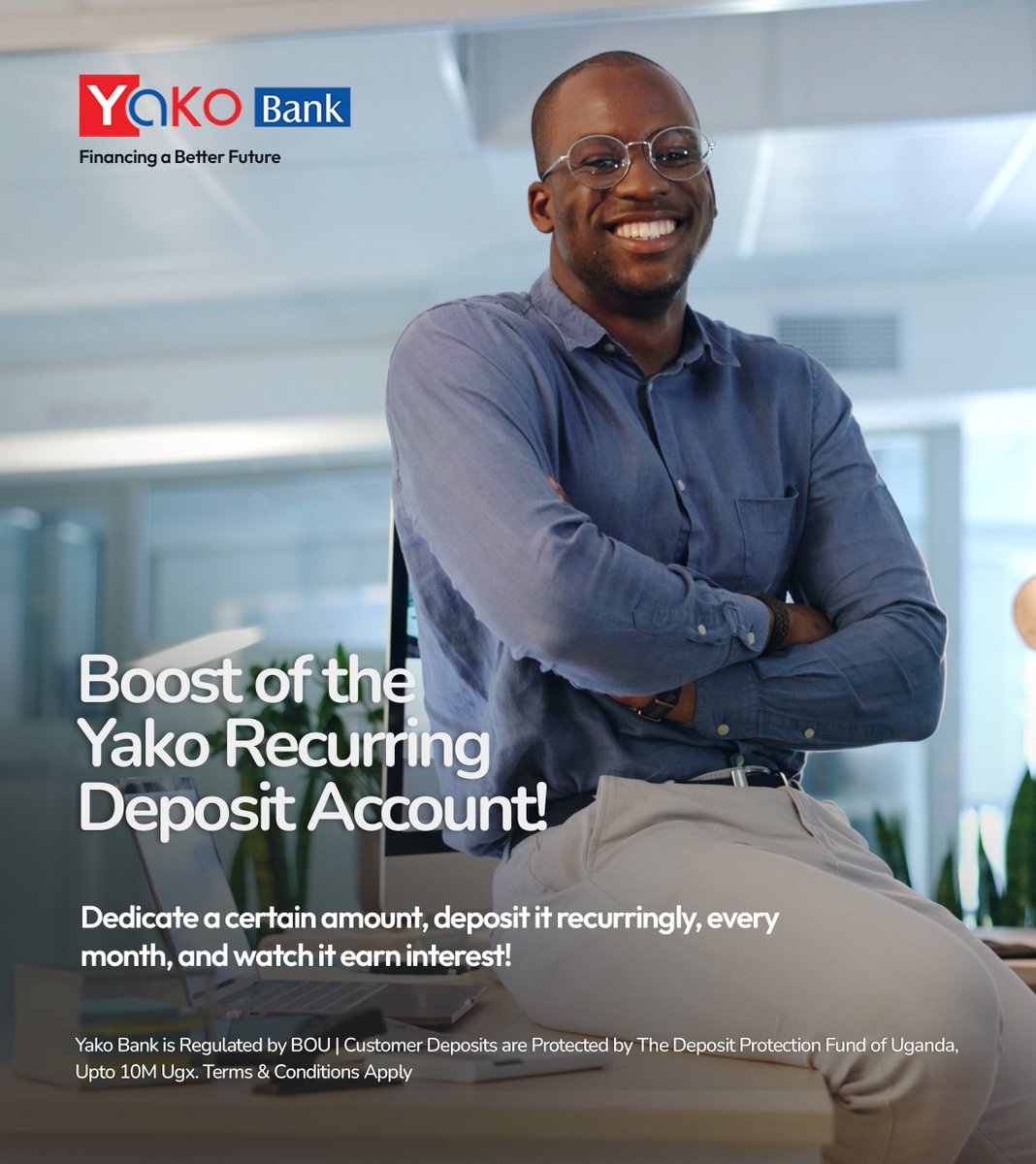 YakoBankUG's tweet photo. Boost of the Yako Recurring Deposit Account today!
Dedicate an amount X off your income, deposit it on your RD monthly, and watch it grow with interest.
Learn more - https://t.co/n1jyc84Gj7
#YakoBank #Financingabetterfuture #RecurringDepositAccount #TGIF https://t.co/GcvzA9ePrr