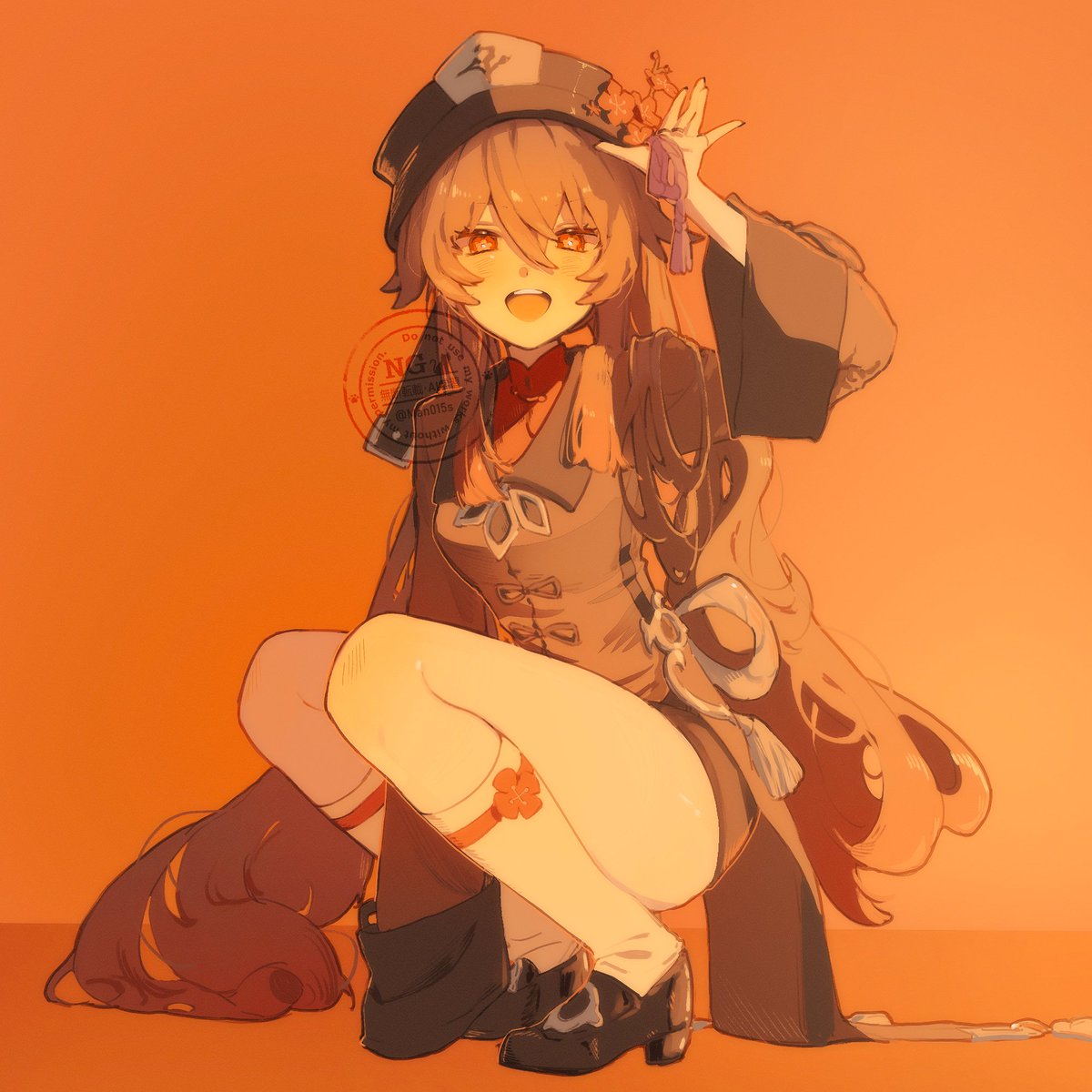 Man015s's tweet image. #HuTao