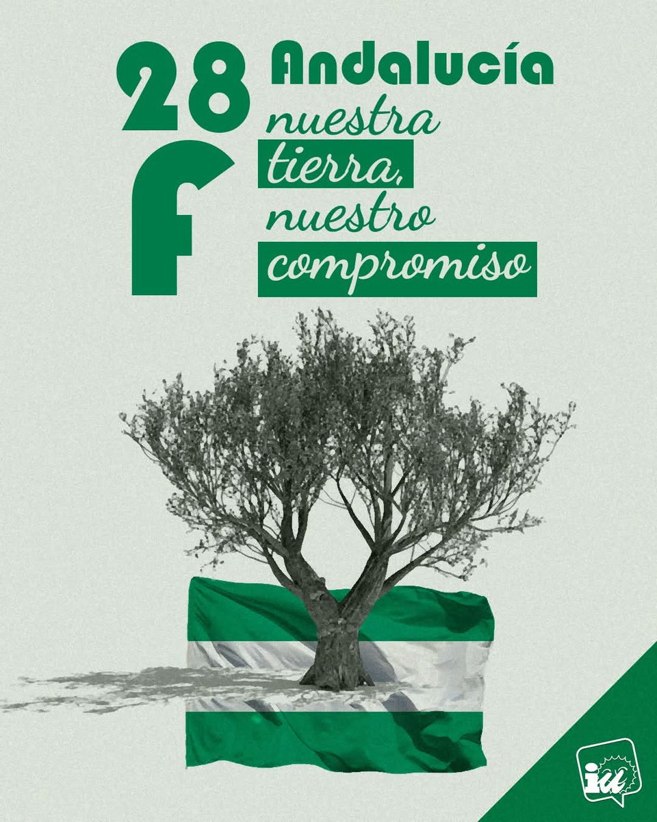 Sea por Andalucía libre, los pueblos y la humanidad 💚

¡Feliz Día de Andalucía! ✊🏼 #28F