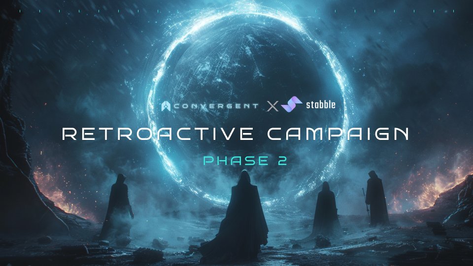 We’re excited to launch the Convergent x stabble - Retroactive Campaign Phase 2 on Zealy (28/02–13/03)

Rewards:
- 2M Fragments (N) from <a href="/convergent_so/">Convergent</a> 
- 10M airdrop points from <a href="/stabbleorg/">stabble</a> 
(Both convert to $CVGT &amp; $STB at TGE)

👉 Complete simple tasks: zealy.io/cw/convergento…