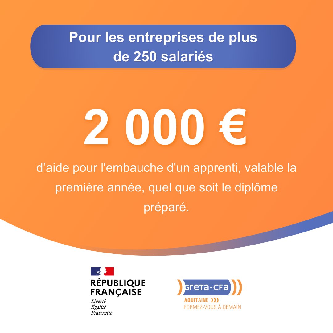 Le dispositif d’aide à l’embauche des apprentis a été reconduit par décret le 22 février. Toutes les entreprises peuvent en bénéficier, sous certaines conditions, avec un montant qui varie selon la taille de l’entreprise.

Découvrez notre article complet ➡️urlr.me/!aide-aptssage