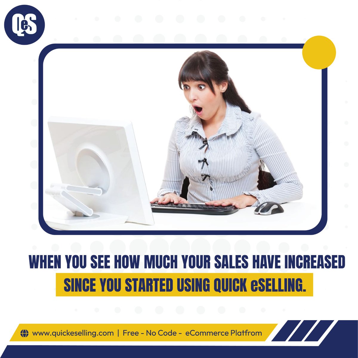 QuickeSelling's tweet image. 📈 Seeing sales soar with #QuickeSelling is pure joy
Expand your reach, customize your store, and offer secure payments—all with one powerful platform.

Boost your business—switch today! 

Click Here: quickeselling.com
#ecommerce