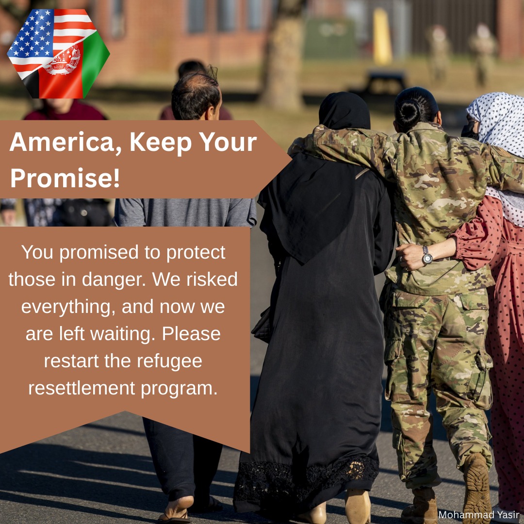 Afghan wartime allies stranded in #Pakistan have protested, calling on President <a href="/POTUS/">President Donald J. Trump</a> to grant them an exception under USRAP. 
They stood with U.S. forces and now face serious threats. Urgent action is needed—their lives depend on it <a href="/SecRubio/">Secretary Marco Rubio</a> <a href="/StateDept/">Department of State</a> #Save_Afghan_Allies_P1P