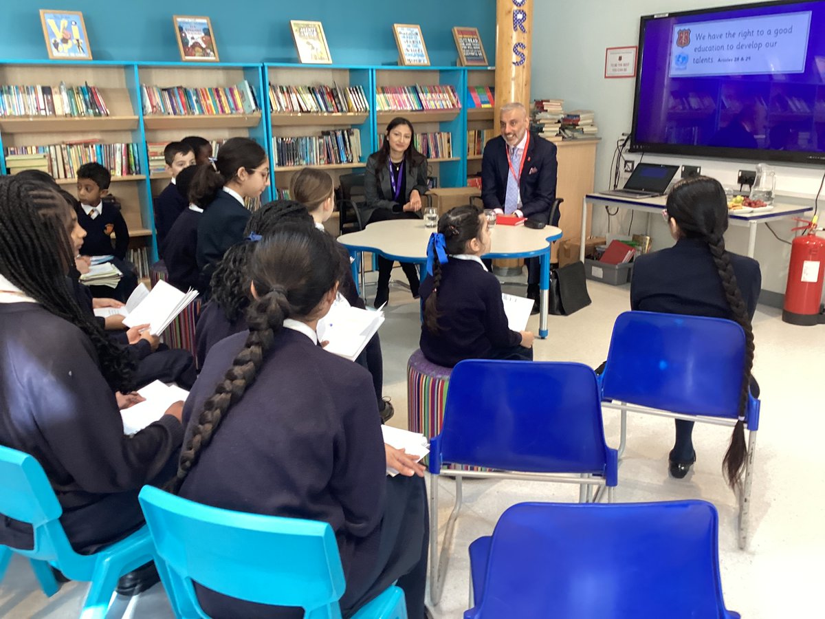 SSPP_Primary's tweet image. As part of our Outright 2025, we organised a visit to our school by local councillors, Tanweer Khan &amp;amp; Vanisha Solanki. They had a school tour followed by a Q&amp;amp;A session on matters that affect our community and the children in our school. @UNICEFuk_action #OutrightUK2025 #outright