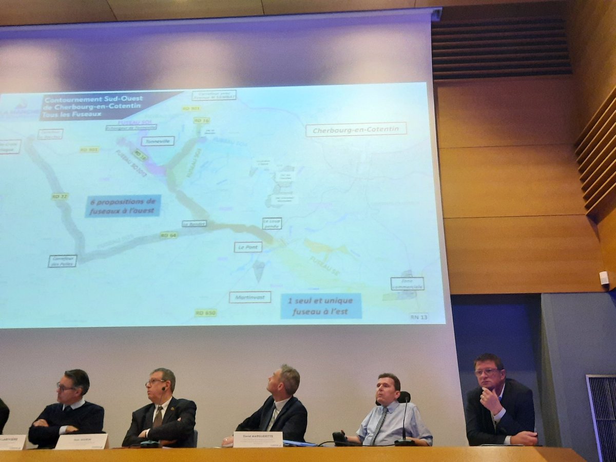 Au Copil de la voie de contournement Sud-Ouest de <a href="/VilleCherbourg/">Ville de Cherbourg-en-Cotentin</a>, c'est l'occasion pour <a href="/ArriveBenoit/">Arrivé Benoît</a> et élus <a href="/gse_cd50/">Groupe de la Gauche Sociale et Écologiste - CD50</a> de revenir sur nos positions.
✅ Oui à plusieurs solutions d'avenir sécurisant les axes et respectueuses de l'environnement
⛔️Non au viaduc anachronique