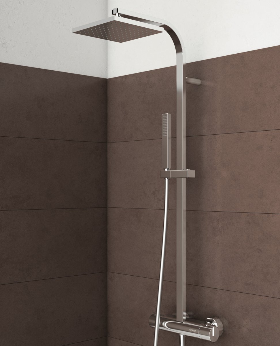 Nikles_Showers's tweet photo. Simple and elegant – our shower system blends seamlessly into any bathroom. Nikles combines modern technology with timeless design for a unique shower experience. #nikles #niklesshowers #spa #interiordesign #bathroomdesign #bathroominspiration https://t.co/qOiyZrAG8n