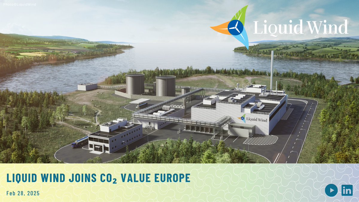 CO₂ Value Europe (@co2valueeu) on Twitter photo Welcome to Our New Member <a href="/liquidwind_se/">LiquidWind</a>!
They are a leading eFuel facility developer focusing on accelerating the transition to fossil-free fuels for sectors like ✈️&🚢. Liquid Wind is developing projects in 🇸🇪 & 🇫🇮 to produce eMethanol using #CCU.
👉t.ly/rBVkl. Welcome to Our New Member <a href="/liquidwind_se/">LiquidWind</a>!
They are a leading eFuel facility developer focusing on accelerating the transition to fossil-free fuels for sectors like ✈️&🚢. Liquid Wind is developing projects in 🇸🇪 & 🇫🇮 to produce eMethanol using #CCU.
👉t.ly/rBVkl.