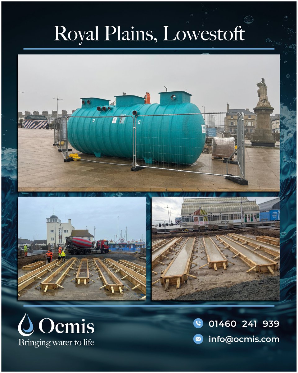 🔧 Progress at Royal Plains Fountain, Lowestoft!

✅ SPEL tank delivered &amp; installed by Blakedown
✅ Bespoke 3D-modelled design for seamless integration
✅ Jet channel plinth installed &amp; ready for next phase

Jet channels arriving &amp; installation next week! 🚀
#UrbanRegeneration