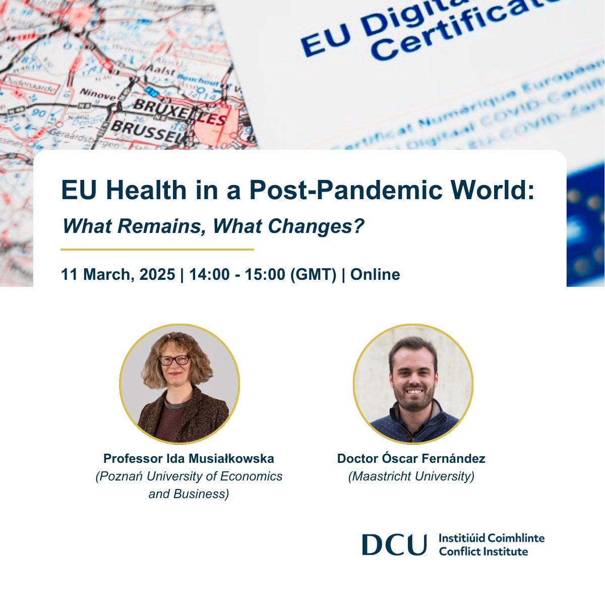 ENSURED (@ensured_eu) on Twitter photo It's been almost 5 years since the WHO declared COVID-19 a pandemic. How has the EU adapted?
Join <a href="/IdaMusialkowska/">Ida Musialkowska</a> & ENSURED's <a href="/ofernandezfdez/">Óscar Fernández</a> for a webinar on the state of global health governance!
📆 Tuesday, March 11
⏰ 3PM CET
📍 Online
Register: dcu-ie.zoom.us/meeting/regist… It's been almost 5 years since the WHO declared COVID-19 a pandemic. How has the EU adapted?
Join <a href="/IdaMusialkowska/">Ida Musialkowska</a> & ENSURED's <a href="/ofernandezfdez/">Óscar Fernández</a> for a webinar on the state of global health governance!
📆 Tuesday, March 11
⏰ 3PM CET
📍 Online
Register: dcu-ie.zoom.us/meeting/regist…