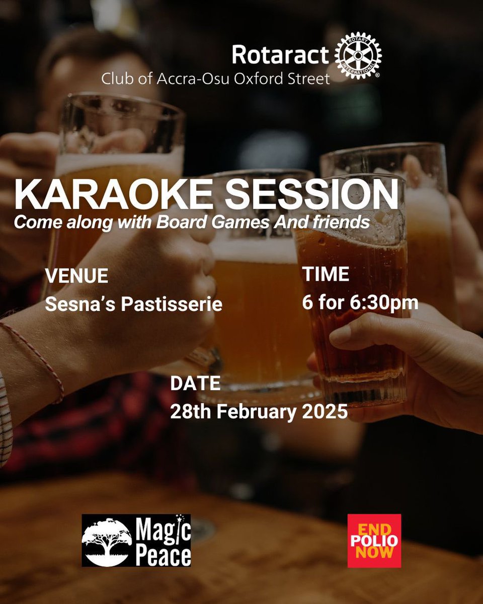 Fellowship 🤗💫

Karaoke today at Sesna’s @ 6 for 6:30pm

Come with board games, your song requests and a friend 😌🤗