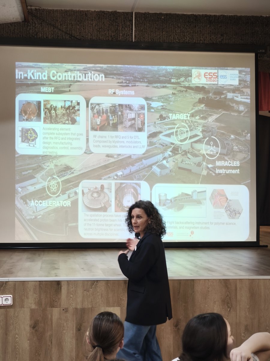 ESS Bilbao oficial (@bilbaoess) on Twitter photo Mujer y científica, responsable del área de Colaboraciones de <a href="/BilbaoEss/">ESS Bilbao oficial</a>, <a href="/EstefaniaAbadG/">Estefania Abad</a> presentó en Colegio La Pureza la trayectoria de una pionera en el mundo de la ciencia, Dorotea Barnés, un claro referente en Igualdad de género dentro del mundo científico. <a href="/EmakZientzian/">Emakumeak Zientzian</a> Mujer y científica, responsable del área de Colaboraciones de <a href="/BilbaoEss/">ESS Bilbao oficial</a>, <a href="/EstefaniaAbadG/">Estefania Abad</a> presentó en Colegio La Pureza la trayectoria de una pionera en el mundo de la ciencia, Dorotea Barnés, un claro referente en Igualdad de género dentro del mundo científico. <a href="/EmakZientzian/">Emakumeak Zientzian</a>