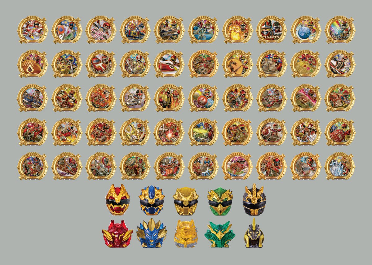 50 sentai ring +Gozyuger ring (Version 2) #sentaiRing #Gozyuger