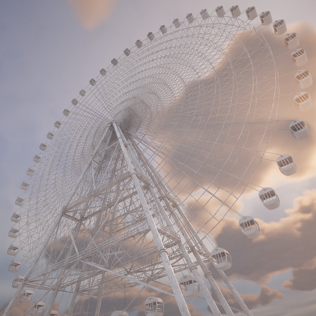 X_Rickymouse_X's tweet photo. フォートナイトで観覧車作りました🎡 https://t.co/nPUBQ2eVTh