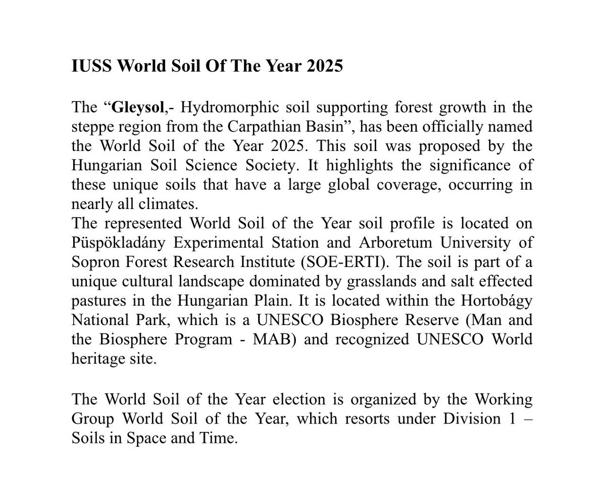 International Union of Soil Sciences tweet media