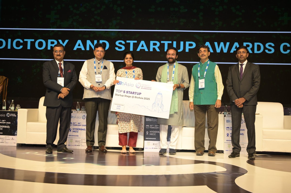 incubator_cdfd's tweet image. We are proud to share that #UtopiaTherapeutics, one of our incubated startups, has been recognised as one of the Top 5 Startups at @BioAsiaOfficial!
#Utopia is committed to developing innovative solutions for global unmet needs, focusing on healthcare challenges in India. (1/3)