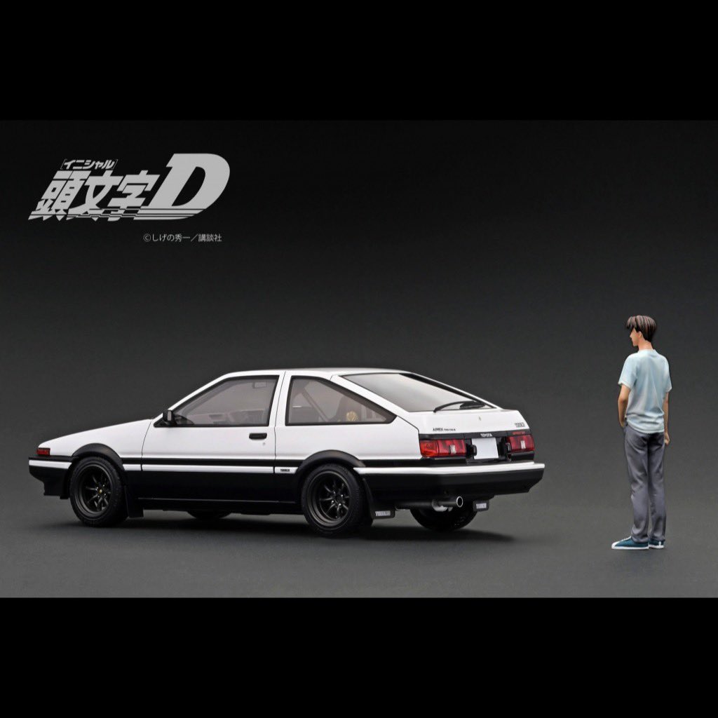 ミニッツ 頭文字D トヨタ AE86 トレノ 藤原拓海 カーボン
