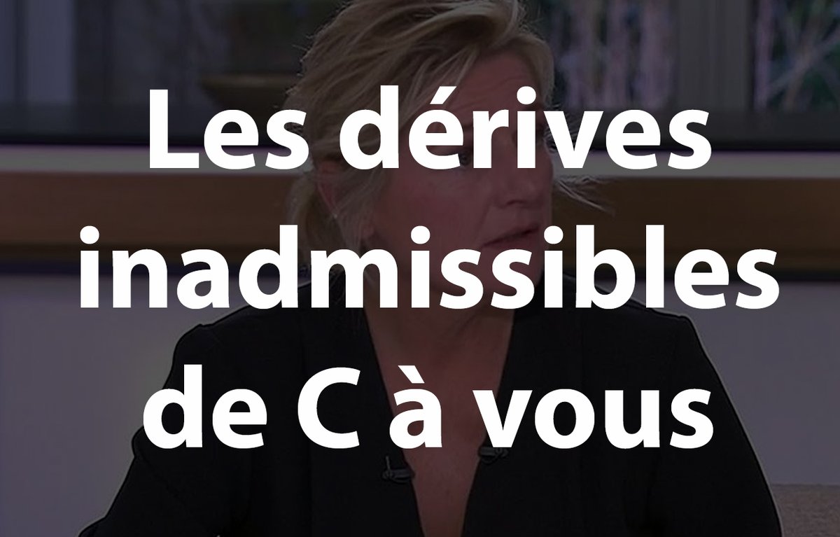 medias_citoyens's tweet image. LES DÉRIVES INADMISSIBLES DE C À VOUS - Pendant des années, l’émission C à vous a su séduire un large public grâce à la qualité de ses sujets, la rigueur de ses interviews et son ambiance conviviale. Cependant, ces derniers temps, de nombreuses décisions éditoriales contestables,…