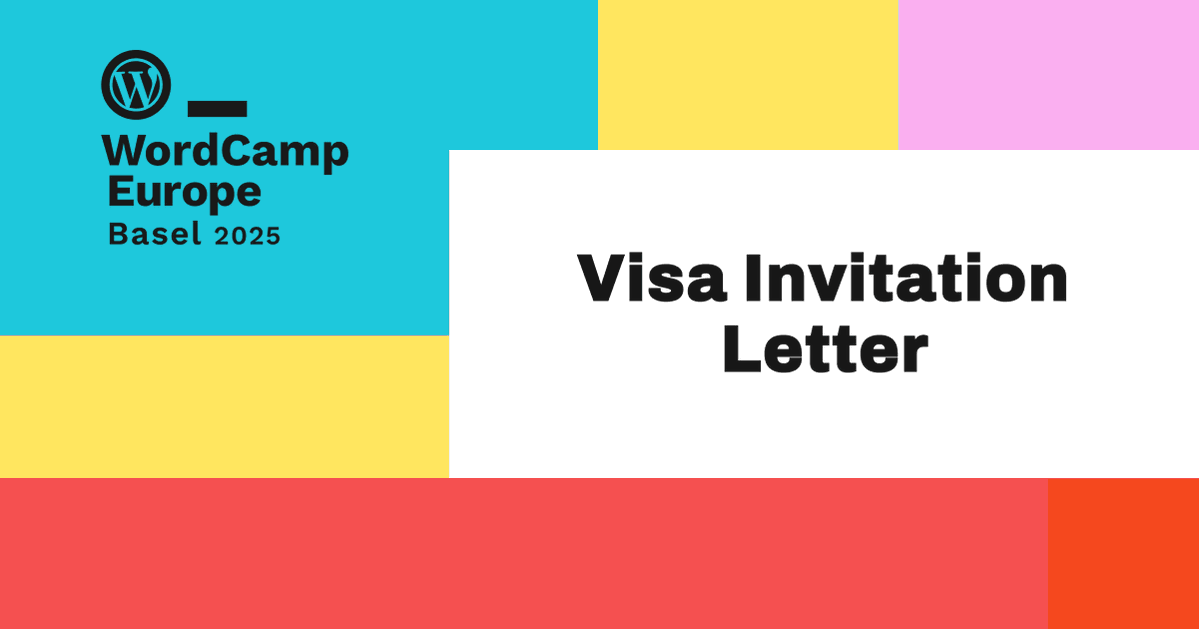 Do you require a letter of invitation for your visa? We can help you. Remember you need to have your tickets before we can honour your request. Learn more in this post:
europe.wordcamp.org/2025/location/…
!! Deadline is 10 May 2025 !!