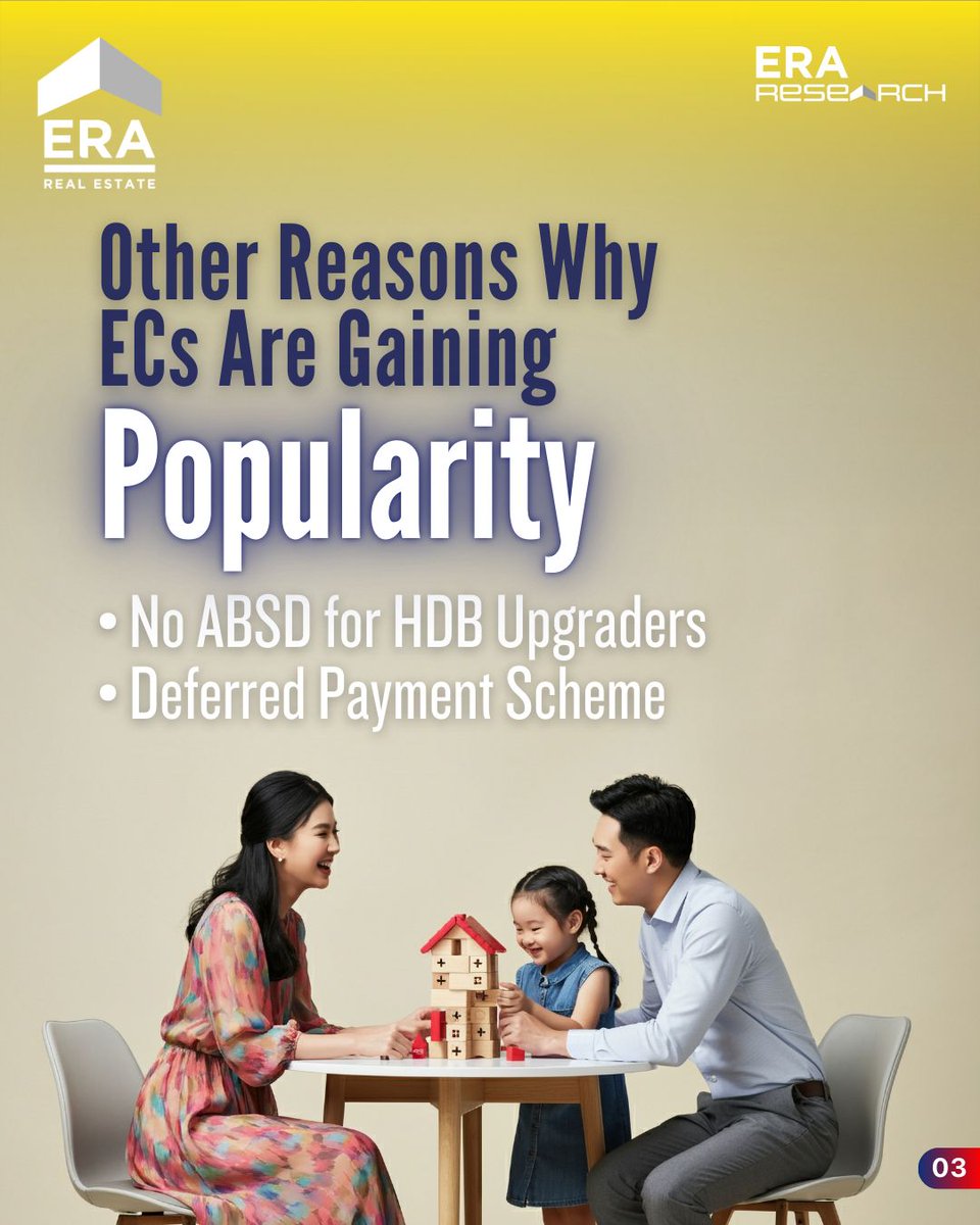 JoeyYapRealtor's tweet photo. ECs offer the perfect mix of affordability and luxury, making them an attractive choice for HDB upgraders!

Aurelle (Tampines) - 5min walk to MRT
Tengah EC – 7min walk to MRT
Jalan Loyang Besar EC 

EC launches are rare, and units sell fast—don’t miss out! https://t.co/ZZTPXeigBH