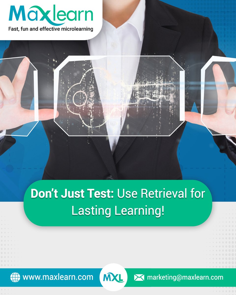 maxlearn_global's tweet image. 📚 Knowledge without confidence leads to hesitation! 🚀
Confidence-based assessments in microlearning help learners apply skills effectively.
🔗 maxlearn.com/blogs/microlea…
#ComplianceMicrolearning #Microlearning #Training
