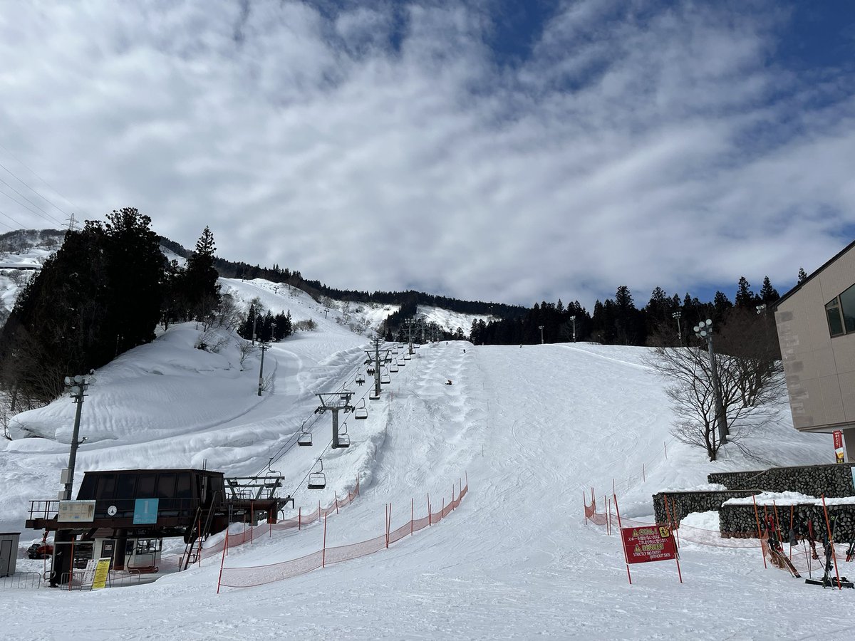 ゲレンデデビューに勝利した！