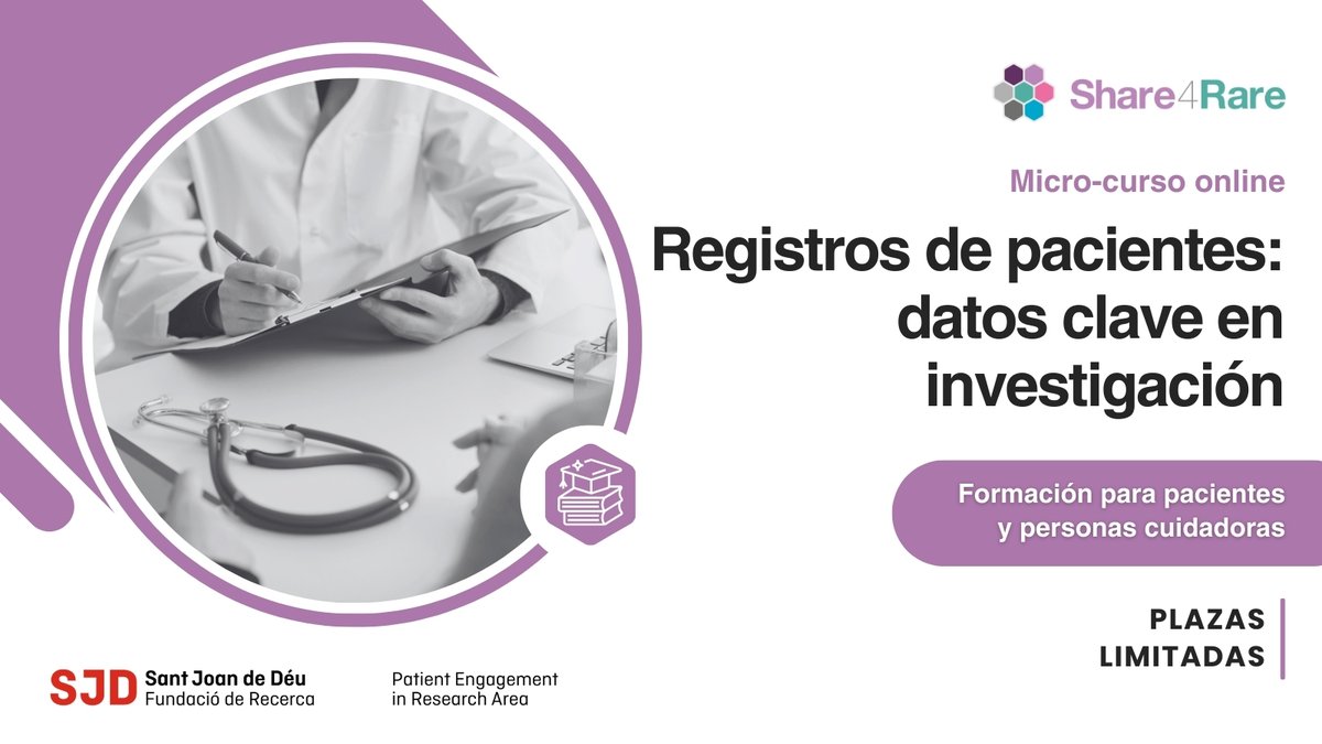 Share4Rare's tweet photo. ¡No os perdáis esta oportunidad! 👇
https://t.co/jHlM6fMr3E
#Share4RareFormación https://t.co/mxPNoA6P7H