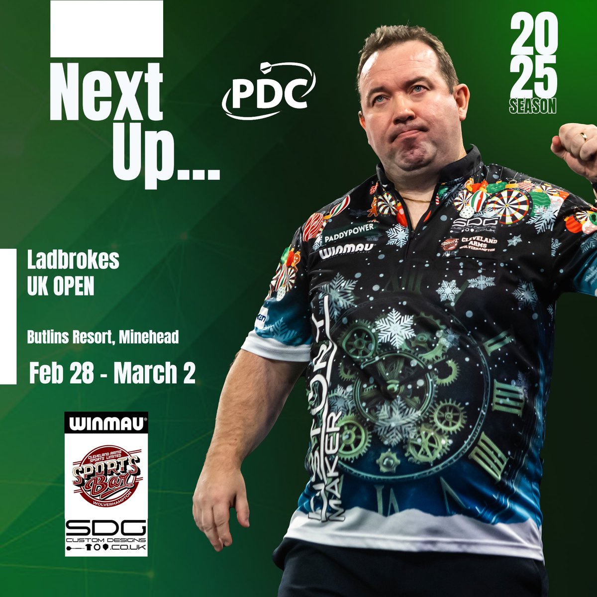 Looking forward to getting back on the stage for the weekend in Minehead. 
See you all there 🎯