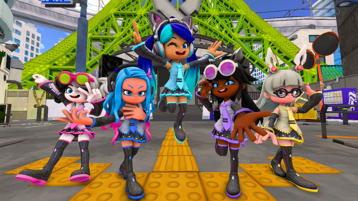 Meet The Ninja Idols!

Featuring: <a href="/CosmicSpeed18/">⭐️EnderCilnt☄️</a>, <a href="/MayuSnowStar/">❄️ Mayu La Furra ❄️</a>, <a href="/markfox727/">🌸🍓Mark The Kitsune Fox-cat🍓🌸 & Kitsune Markfox</a>, <a href="/Spacieinklo/">Spacie Inkling</a> &amp; <a href="/KITSUNE_T3NKO/">🦊Foxy Kitsune🦊</a> 

They'll be competing against the Vivid Splat Squad in a music battle but there's one more group who'll be joining soon. Stay tuned! #ninjala #ProjectSekai #sfm