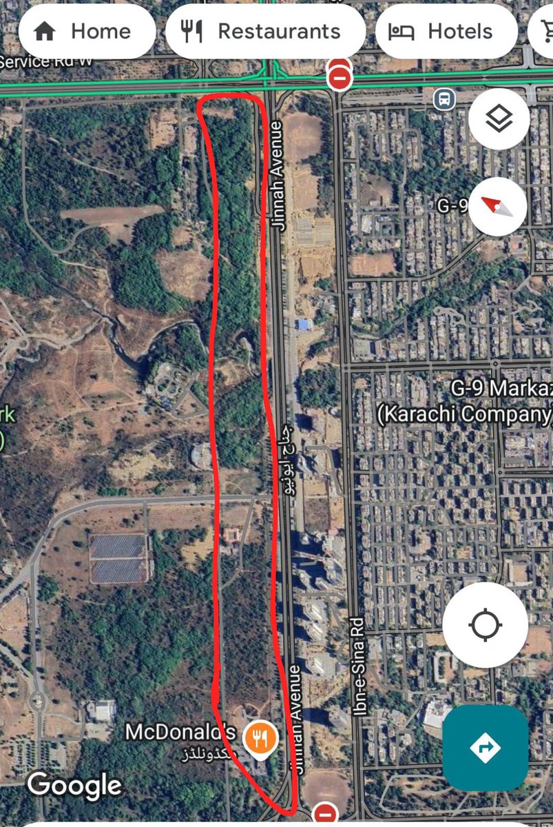 kaamran's tweet image. ایک طرف CDA شجرکاری مہم چلا رہی ہے دوسری طرف اسلام آباد میں ہی بےتحاشہ درختوں کو کاٹا جا رہا ہے۔ وہ درخت جو کئ سو سال سے موجود تھے۔ ابھی جناح ایونیو انٹرچینج کے ساتھ پورا جنگل صاف کیا گیا جو شاید روڈ سے زیادہ کمرشل بلیو ایریا کی توسیع کے لیے کیا گیا ہے۔ 
@Islamabadies