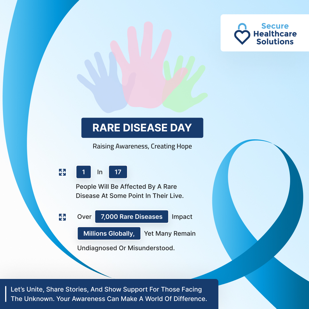 SecureHealthcar's tweet image. Facing a rare disease is tough, but no one should go through it alone. Awareness leads to understanding, #BetterCare, and hope for those affected. Let’s stand together, share stories, and push for change.

#RareDiseaseDay #SupportRare #HealthcareForAll #SecureHealthcareSolutions