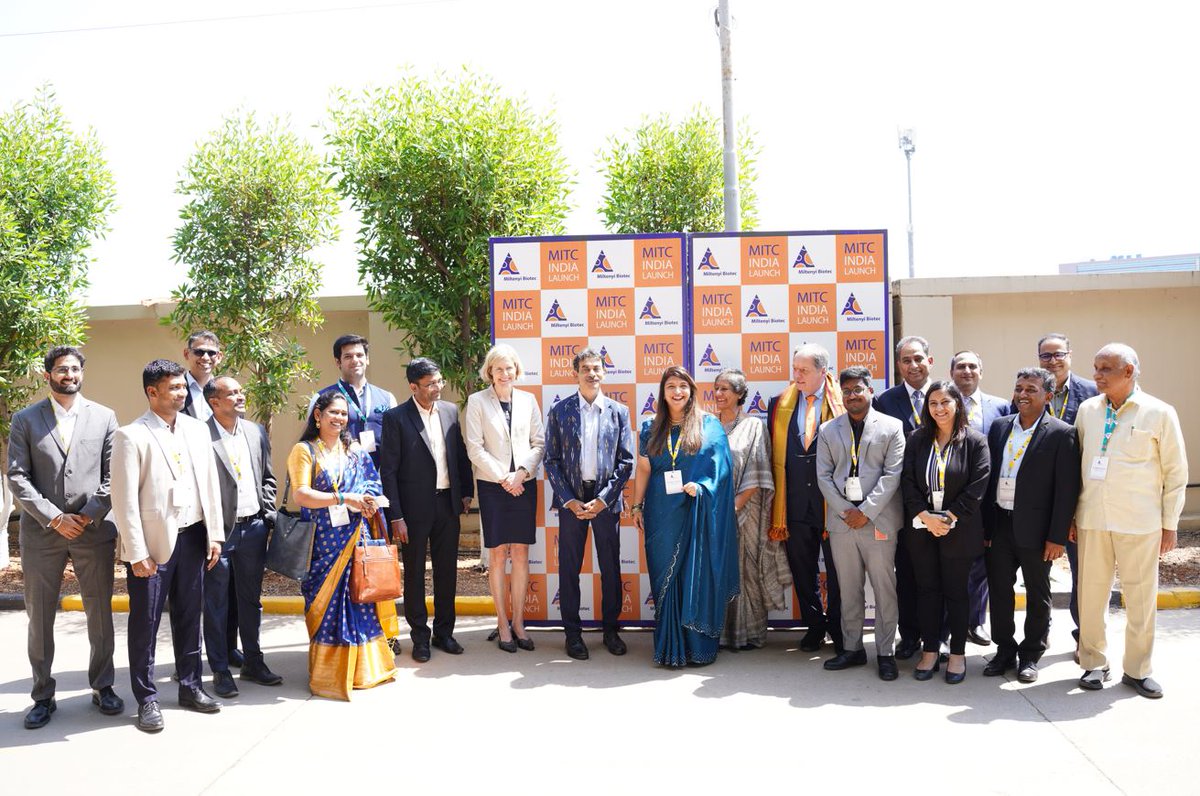 miltenyibiotec's tweet photo. We are thrilled to announce the opening of our ninth Miltenyi Innovation and Training Center (MITC). This first-of-its-kind center of excellence located in Hyderabad, India, will give local scientists hands-on access to our technologies. #CenterOfExcellence #GenomeValley https://t.co/g1s7ZDWBC5