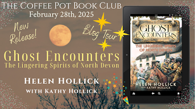 Hannah29222984's tweet photo. I am exciting to be hosting the blog tour for Ghost Encounters: The Lingering Spirits of North Devon by Helen Hollick with Kathy Hollick.
https://t.co/rMXXvZHL3b
#GhostEncounters #Ghosts #NorthDevon #FriendlyGhosts #BlogTour #TheCoffeePotBookClub @HelenHollick @cathiedunn https://t.co/4V0ps0kgDA
