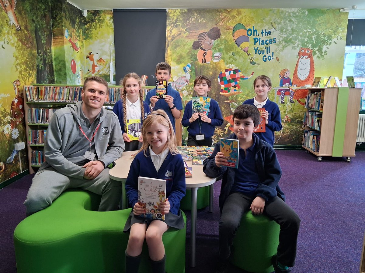 A huge thank you to <a href="/ntfc/">Northampton Town</a> player Max Dyche who joined us to support the opening of <a href="/MPS_Northampton/">Moulton Primary</a>'s new Library📖

With World Book Day coming soon we are looking forward to supporting more students with their reading🙌

Become a partner school👇
ntfccommunity.co.uk/ntfc-pass