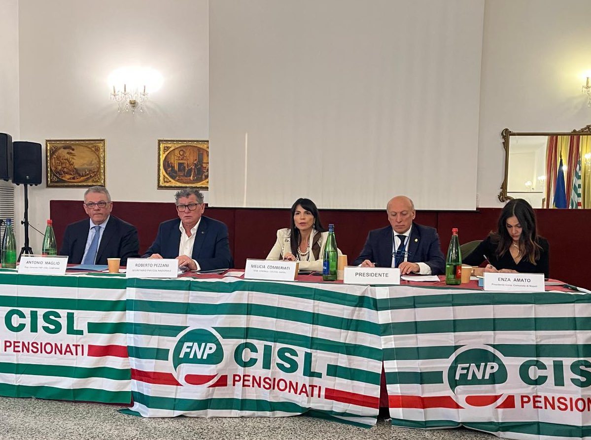 FnpCisl's tweet photo. Il segretario nazionale #FnpCisl @roberto_pezzani oggi #28febbraio partecipa al Congresso territoriale Fnp Napoli.
Presenti la segretaria generale Cisl Napoli @MComberiati e il segretario generale @FNPCislCampania e reggente della federazione territoriale @antoniomaglio6.

#generazionesostenibile