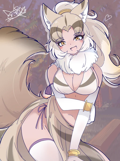 インドオオカミさん#けものフレンズ #けもフレ 
